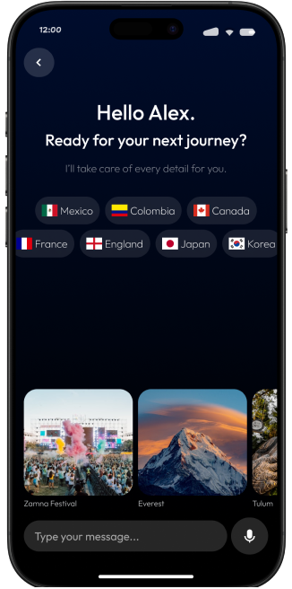 Step interface preview